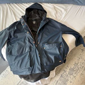 Sweaty Betty Dark Blue rain coat